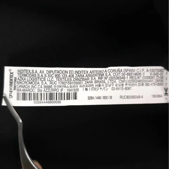 NWT ZARA “I’M OK WITH THIS” Text Print Black Crew Neck Knit Pullover Sweater M - Picture 11 of 11